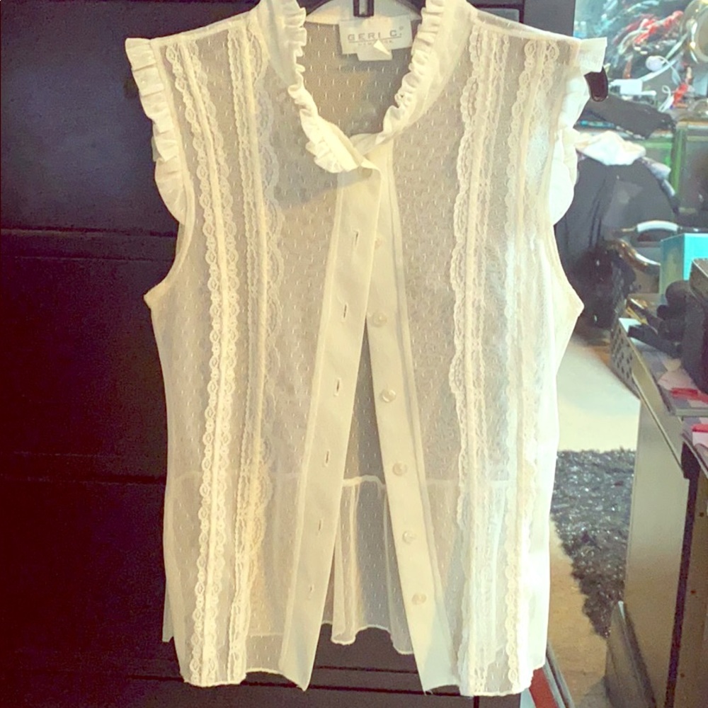 Cute sheer top